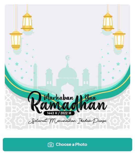kartu ucapan ramadhan 1443H
